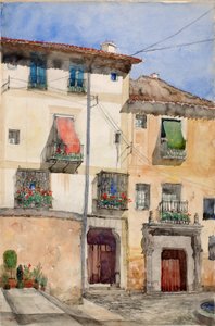 Altes Haus in Segovia, Spanien von Cass Gilbert