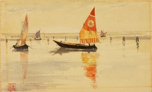 Segelboote (Venedig) von Cass Gilbert