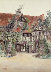 Der kleinere Hof, Hotel Guilleaume le Conquerant, Dives, Frankreich von Cass Gilbert