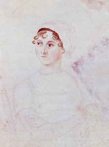 Porträt von Jane Austen, ca. 1810 (Bleistift & Aquarell auf Papier) von Cassandra Austen