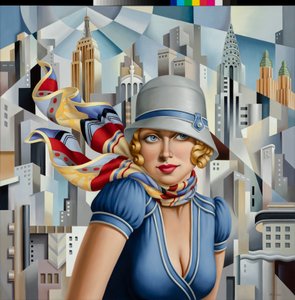 Sommer in der Stadt, 2015 von Catherine Abel