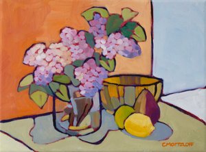 Genuss von Früchten und Blumen, 2024 von Catherine J Martzloff