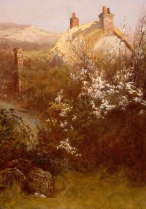 Ein Cottage in St. Quen, Jersey von Catherine Ouless
