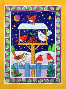 Weihnachtsfest für die Vögel
