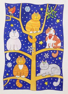 Fünf Weihnachtskatzen von Cathy Baxter