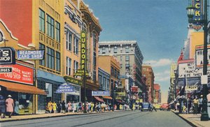 Fourth Ave., Blick nach Norden, 1942