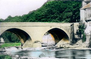 Brücke über den Fluss Allan, Bridge-of-Allan, Stirling, 1926