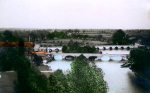 Brücken in Stratford-upon-Avon, Warwickshire, 1926