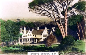 Groote Schuur Haus, Kapstadt, Südafrika, um 1920er Jahre von Cavenders Ltd