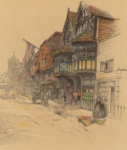 The George Inn, Salisbury von Cecil Charles Windsor Aldin