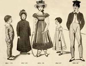 Kinderkleidung von 1800-1820, 1907, 1937 von Cecil W. Trout