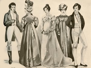 Kleidung von 1812-1828, 1907