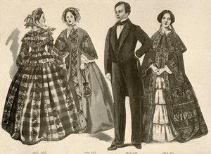 Kleidung von 1850-1856, 1907
