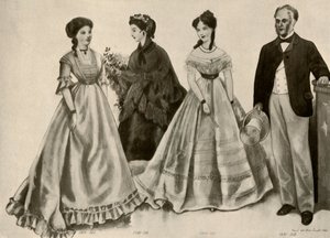 Kleidung von 1860-1870, 1907, 1937