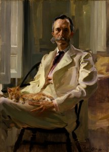 Der Mann mit der Katze Henry Sturgis Drinker, 1898