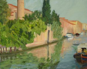 Kanalbiegung, Fortuny-Gärten
