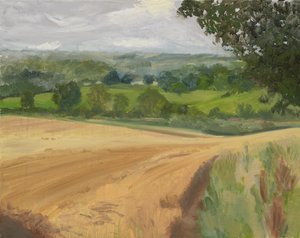 Regen in Charlbury von Celia Montague