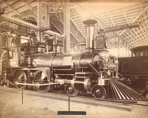 Baldwin-Lokomotive, "Nr. 1154", Centennial Exhibition, Philadelphia