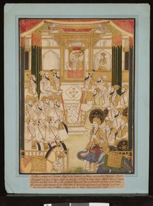 Durbar des Mogulkaisers Aurangzeb