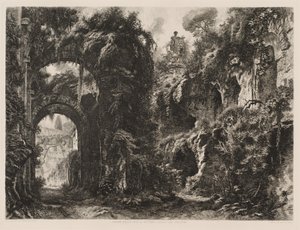 Ruinen des Hauses von Septimius Severus auf dem Palatin von Cesare Biseo