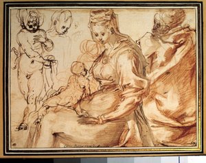 Die heilige Familie von Cesare Pollini