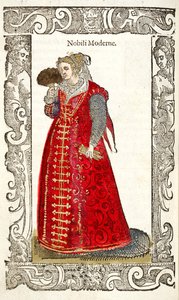 Nobili Moderne. Aus: De gli habiti antichi et moderni, 1598