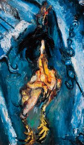 Gerupftes Huhn, ca. 1925, von Chaim Soutine, Frankreich, 20. Jahrhundert