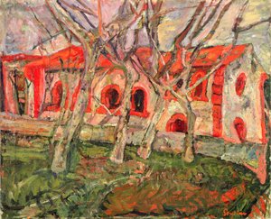 Die rote Kirche von Chaim Soutine