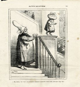 Illustration von Cham (1819-1879) in Le Charivari von Amédée de Noé