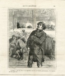 Illustration von Cham (1819-1879) in Le Charivari von Amédée de Noé