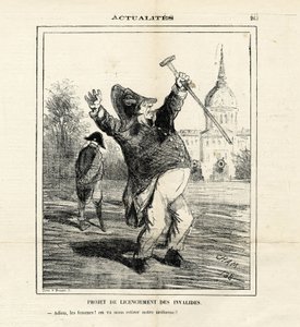 Illustration von Cham in Le Charivari von Amédée de Noé