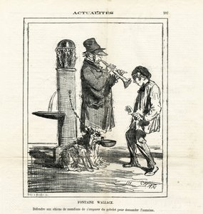 Illustration von Cham (1819-1879) in Le Charivari von Amédée de Noé