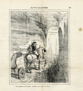 Illustration von Cham (1819-1879) in Le Charivari von Amédée de Noé