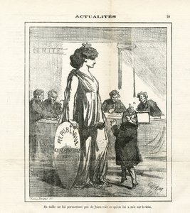 Illustration von Cham (1819-1879) in Le Charivari von Amédée de Noé