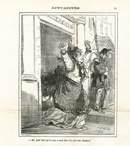 Illustration von Cham (1819-1879) in Le Charivari von Amédée de Noé