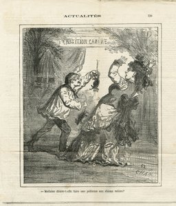 Illustration von Cham (1819-1879) in Le Charivari von Amédée de Noé