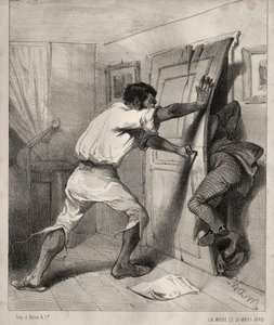 Ein zu eifriger Gläubiger, 1840 von Cham