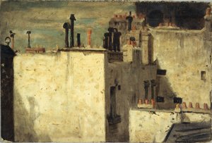 Dächer von Paris, ca. 1870 von Charles Emile Cuisin