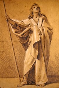 Studie des Heiligen Rochus von Charles Michel Ange Challe