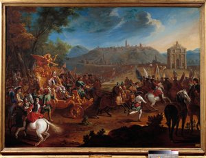 Triumph von Karl V., Herzog von Lothringen (1643-1690) über die Türken