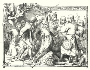 Der Tod von Winkelreid (Stich) von Charles (after) Green
