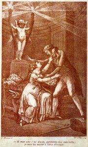 Illustration für „Gefährliche Liebschaften“ Briefroman von Choderlos de Laclos (1741-1803) (Gravur)