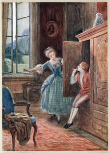 Szene aus Mozarts Oper Die Hochzeit des Figaro (Le Nozze di Figaro)
