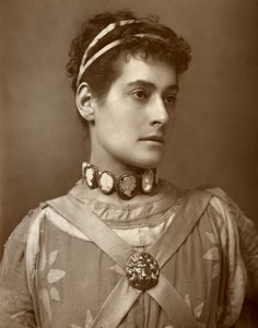 Myra Holme, britische Schauspielerin, 1884 von Charles A. Long