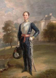 Porträt von Leutnant George Ramsay von Lixmont, 1838 von Charles Achille DHardiviller
