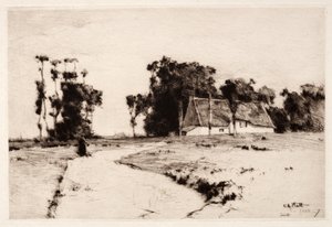 Bretagne-Bäume von Charles Adams Platt