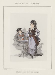 Delegierte des Café de Madrid von Charles Albert d Arnoux Bertall