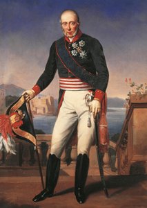 Porträt von Franz I. der Beiden Sizilien, von Charles-Alexandre Debacq
