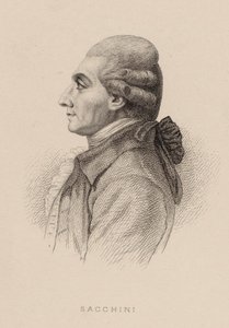 Porträt des Komponisten Antonio Sacchini 1730-1786
