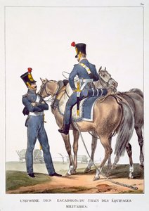 Uniform des Train des Equipages Militaires, aus 